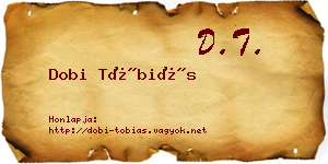 Dobi Tóbiás névjegykártya